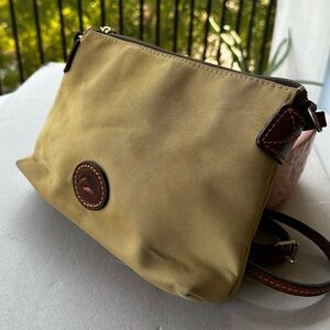 Dooney and Burke Crossbody Bag with Brown Accents